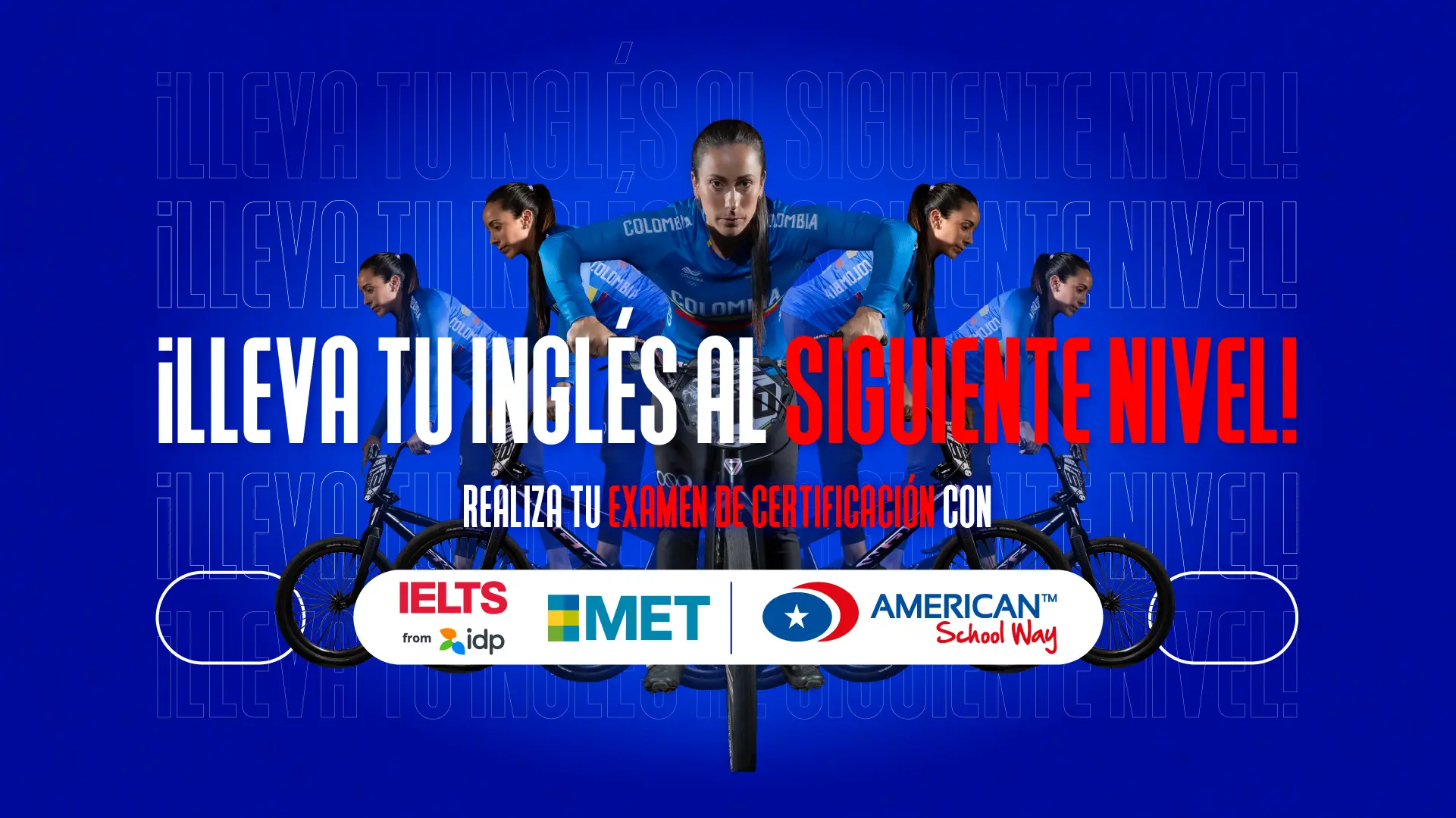 Banner para realizar el examen de certificación IELTS y MET